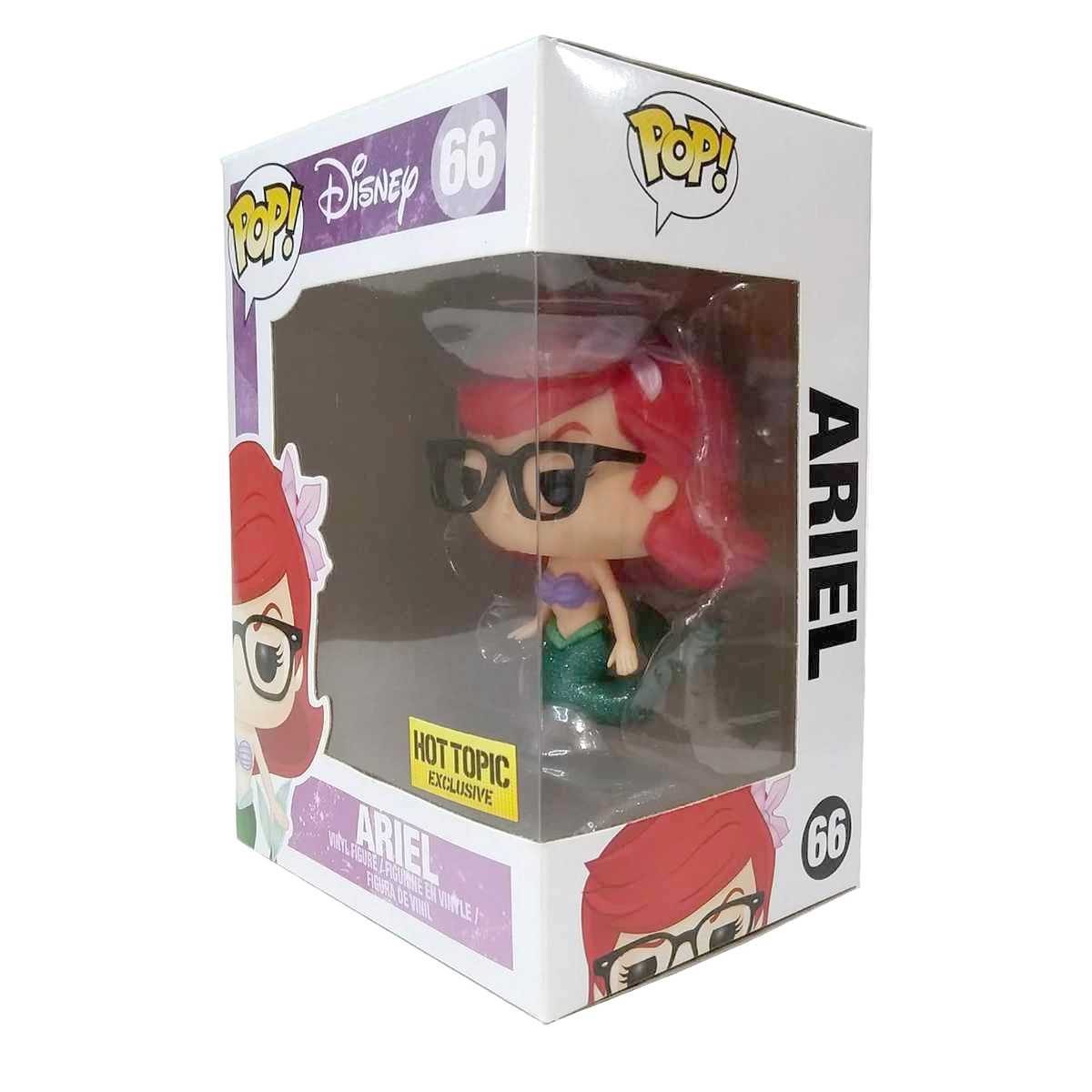Funko Pop! Disney Ariel Nerd Gasses A Pequena Sereia com óculos #66 Vaulted
