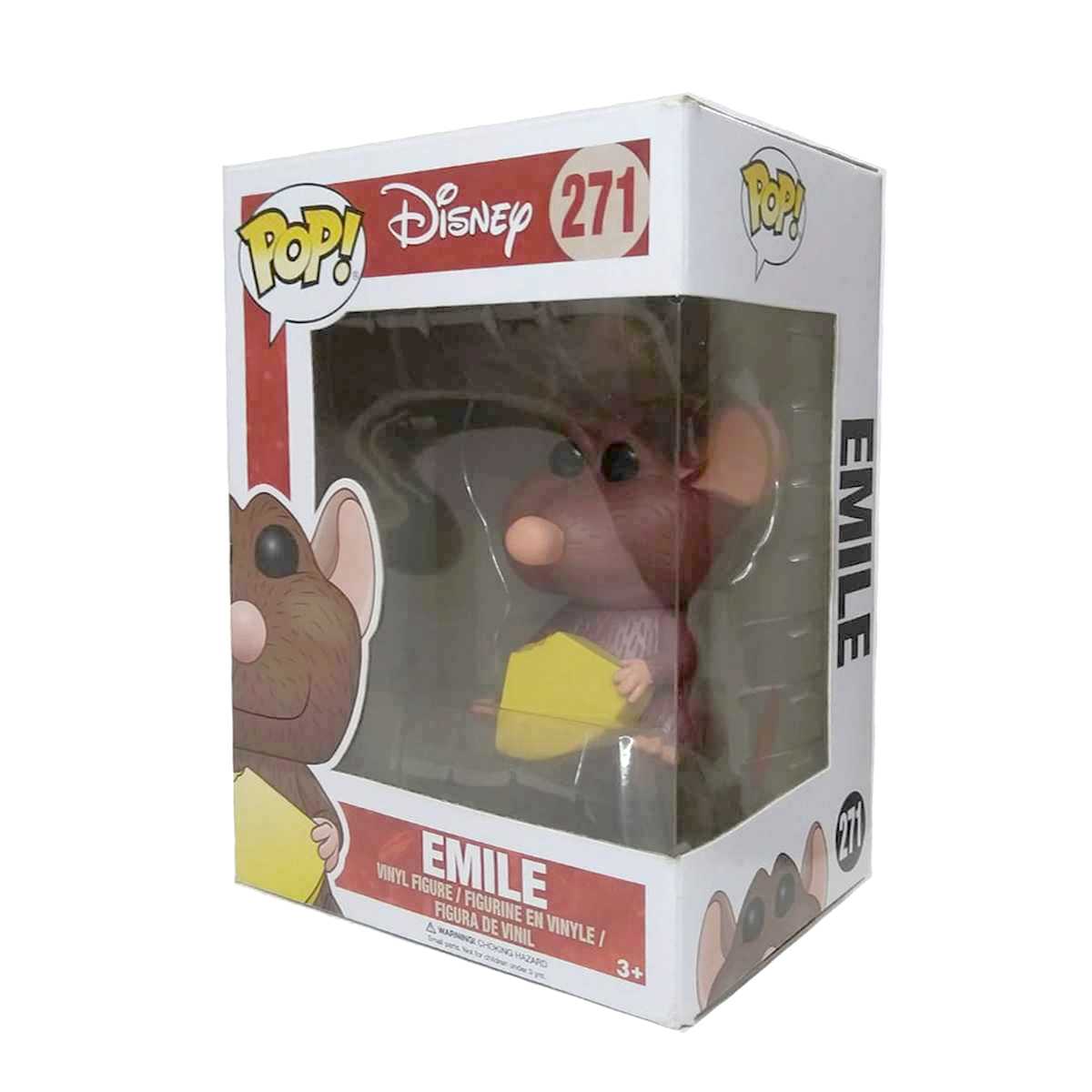 Funko Pop! Disney Ratatouille ratinho Emile vinyl figure número 271 Vaulted Raridade