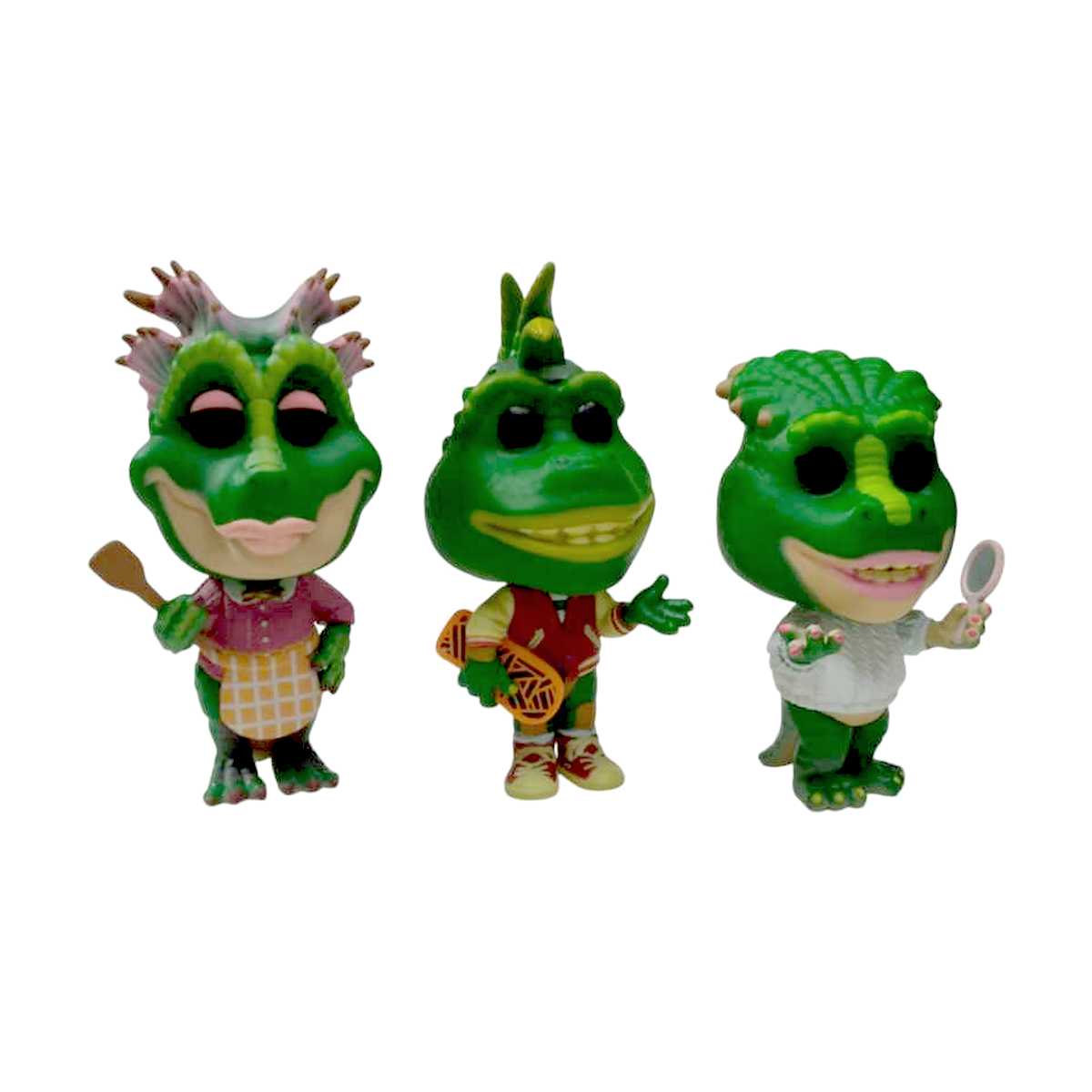 Funko Pop! Television TV Família Dinossauro Fran, Robbie e Charlene Sinclair Loose (Aberto)