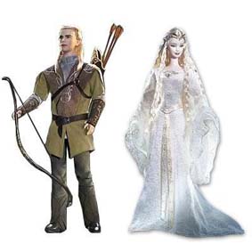 Galadriel + Legolas (Barbie)