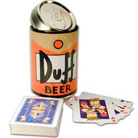Duff Beer (com jogo de cartas)