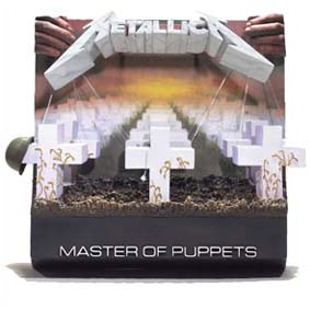 3D Album Cover - Master of Puppets Metallica