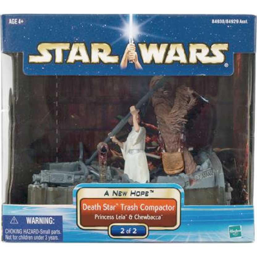 1 Diorama Death Star Trash Compactor (Princess Leia & Chewbacca) Scene Packs 2/2