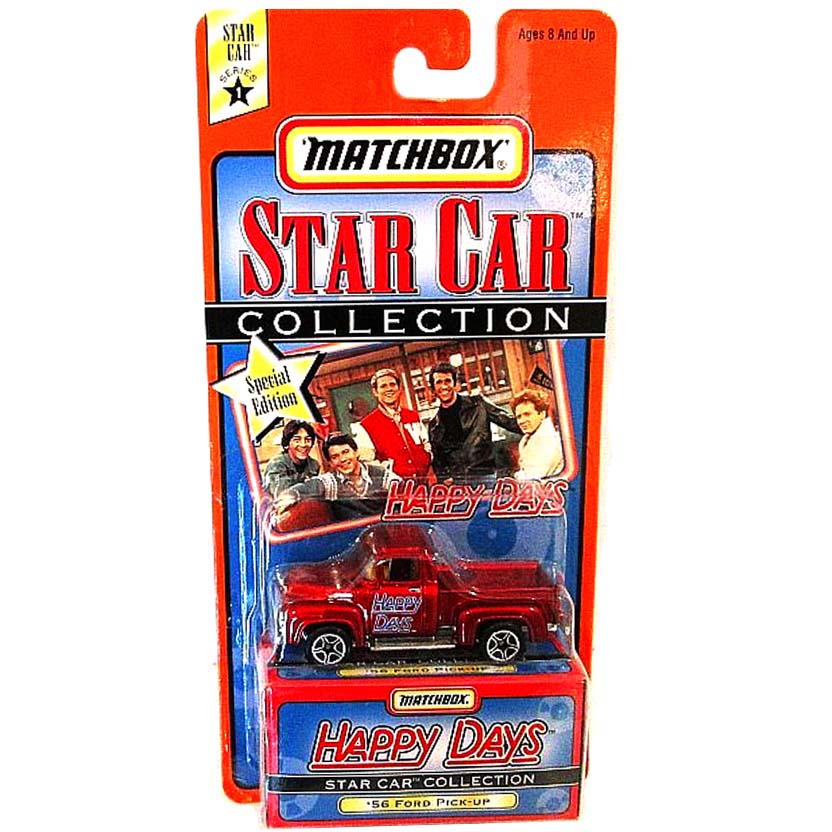 1997 Matchbox Star Car Happy Days (seriado Dias Felizes) Ford Pick-Up 1956