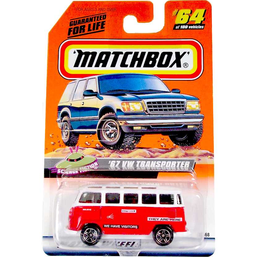 1999 Matchbox 67 VW Kombi Volkswagen Transporter #64 Science Fiction 36568