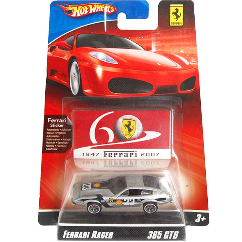 2007 Hot Wheels Ferrari Racer 365 GTB 2/24 ( 60 anos ) L9686 M4717