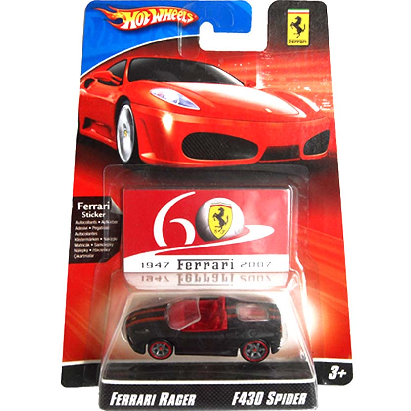 2007 Hot Wheels Ferrari Racer F430 Spider 8/24 ( 60 anos ) L9693 M4723