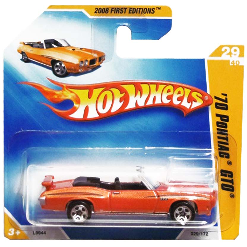 2008 Hot Wheels 70 Pontiac GTO L9944 series 29/40 029/172