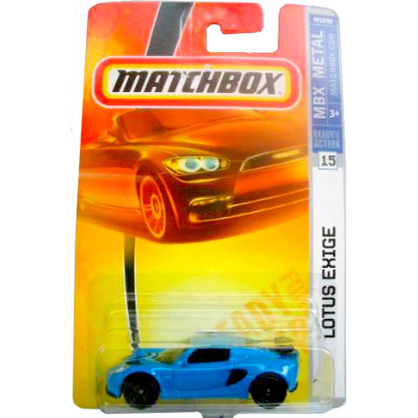 2008 Matchbox Lotus Exige azul escala 1/64 M5290