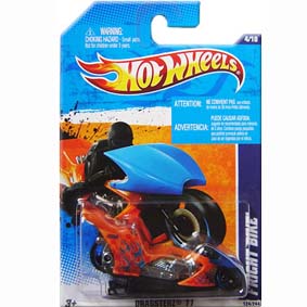 2011 Hot Wheels Fright Bike laranja rara V5552 series 4/10 124/244