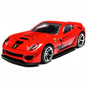 2012 Hot Wheels Ferrari 599XX V5428 series 5/10 125/247 escala 1/64