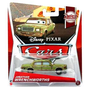 2013 Disney Pixar Cars Retro Rust-eze Racing 4/8 Jonathan Wrenchworths