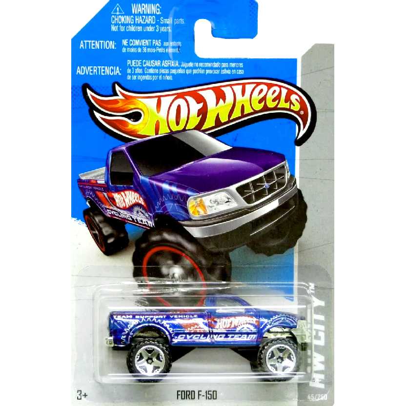 2013 Hot Wheels Ford F-150 series 45/250 X1884 escala 1/64