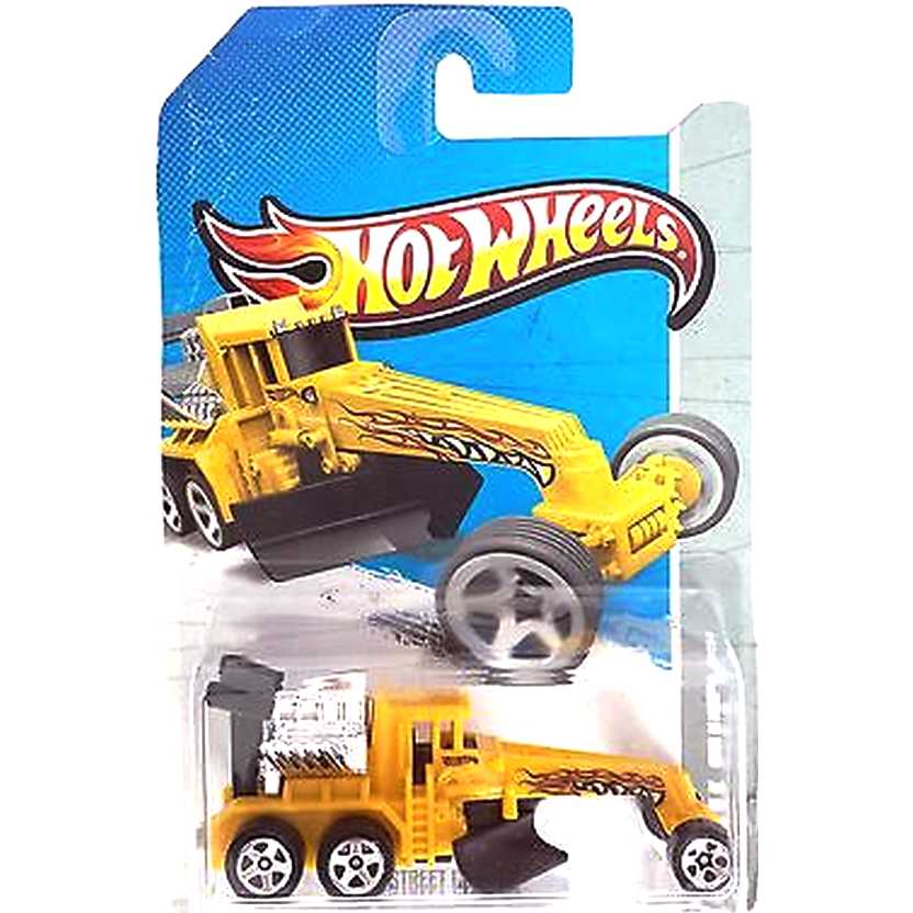 2013 Hot Wheels Street Cleaver amarelo X1701 series 49/250 escala 1/64