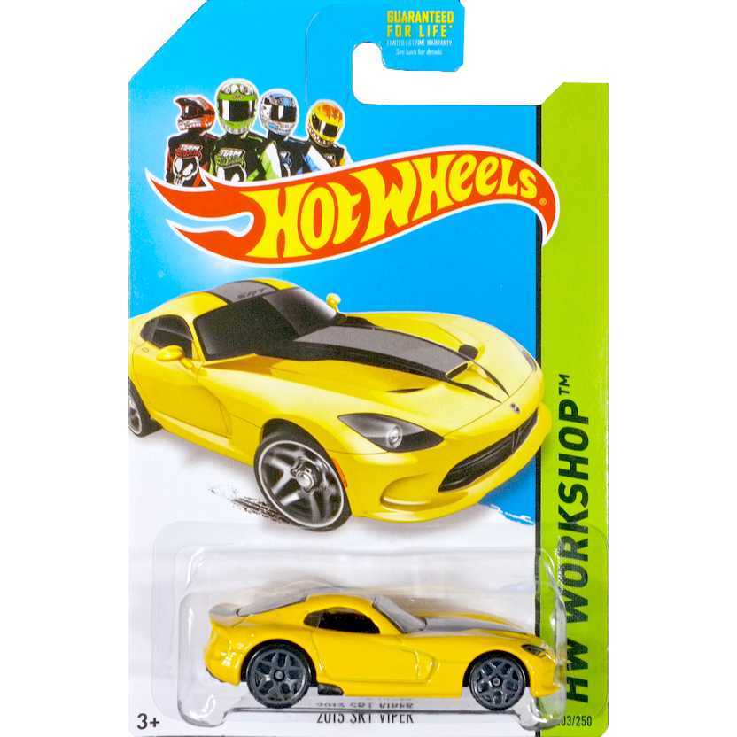 2014 Hot Wheels 2013 SRT Viper amarelo series 203/250 BFD76