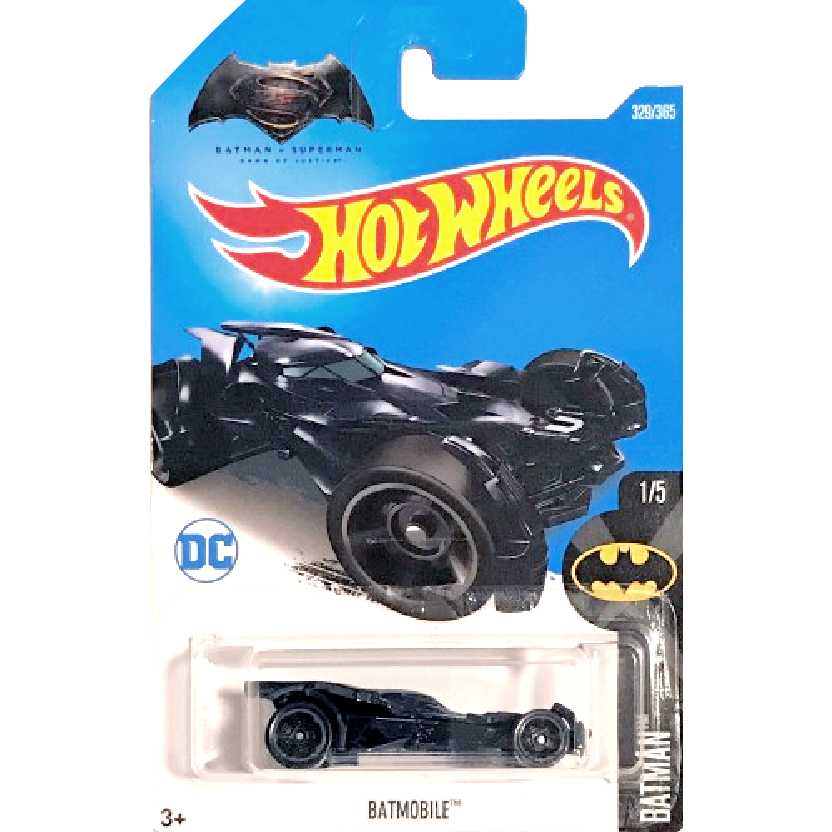 2017 Hot Wheels Batman vs Superman Batmóvel / Batmobile 1/5 329/365 DVC14 1/64