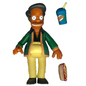 Apu World of Springfield Action Figure (aberto) raridade completo