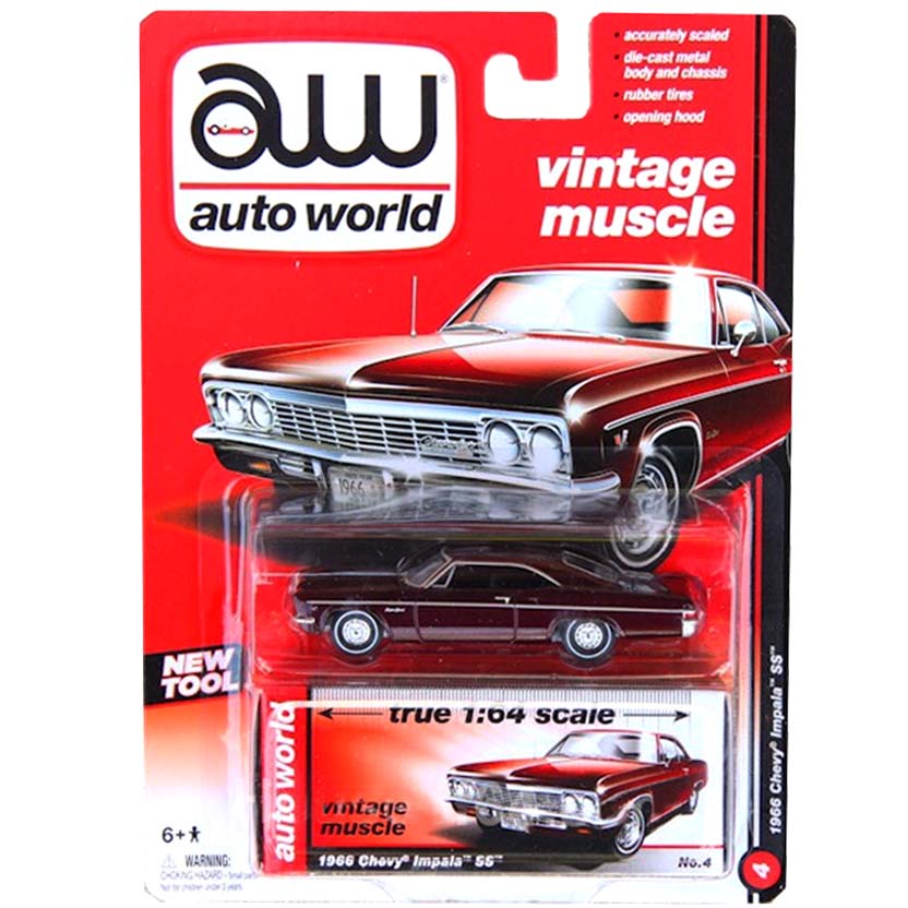 Auto World escala 1/64 - 1966 Chevy Impala SS
