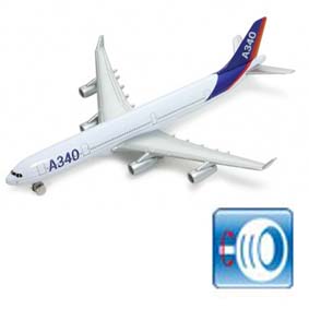 Avião Airbus A340 ( similar American Air Lines / TAM )