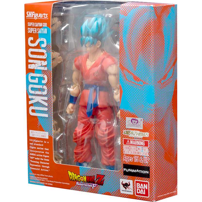 Boneco Super Saiyan God Son Goku Dragon Ball: S.H. Figuarts