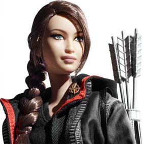 Barbie Collector Edition The Hunger Games Katniss Everdeen ( Jennifer  Lawrence ) - Arte em Miniaturas