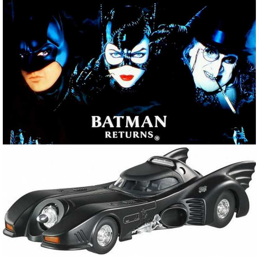 Batmóvel 1989 (Michael Keaton) Batman Returns - Batmobile Hot Wheels escala 1/24 BLY51