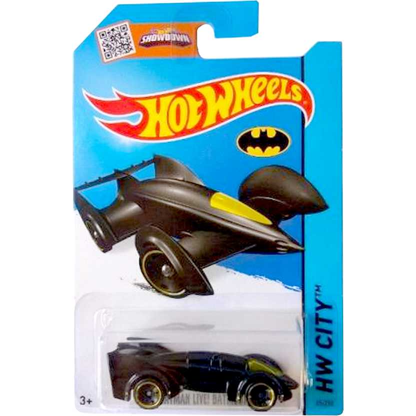 Batmóvel 2015 Hot Wheels Batman Live! Batmobile CFK23 series 65/250 escala 1/64
