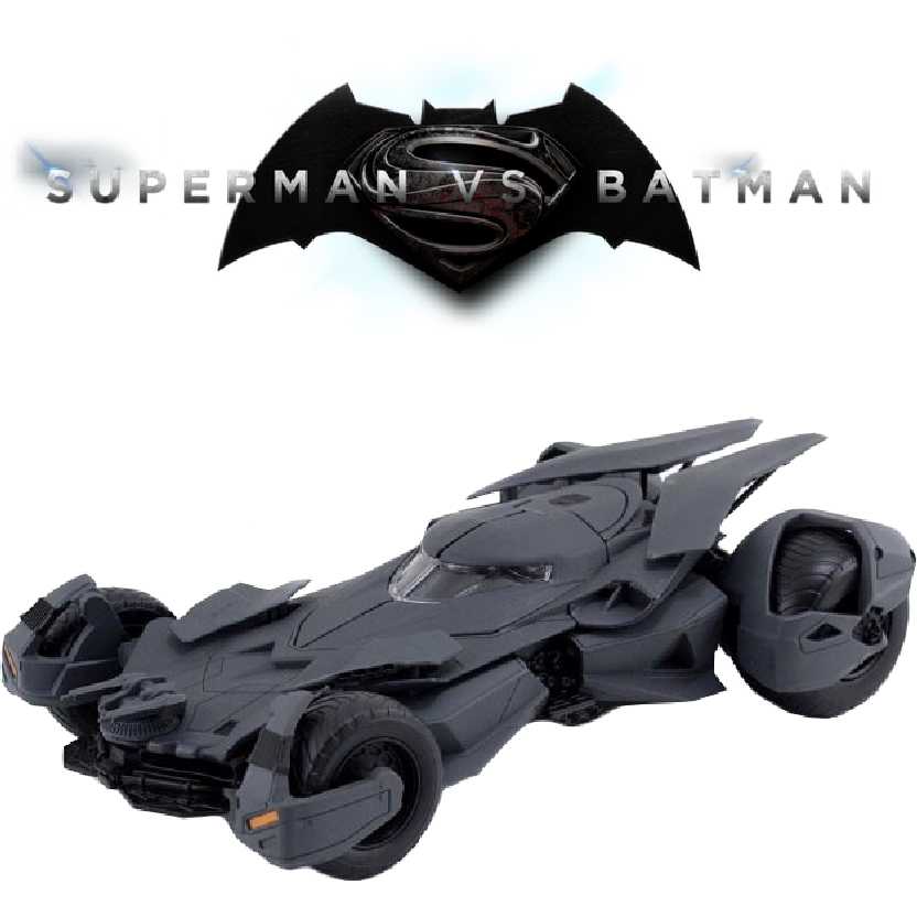 Batmóvel do filme:  Batman vs Superman Batmobile Jada escala 1/24 não requer cola e tinta  