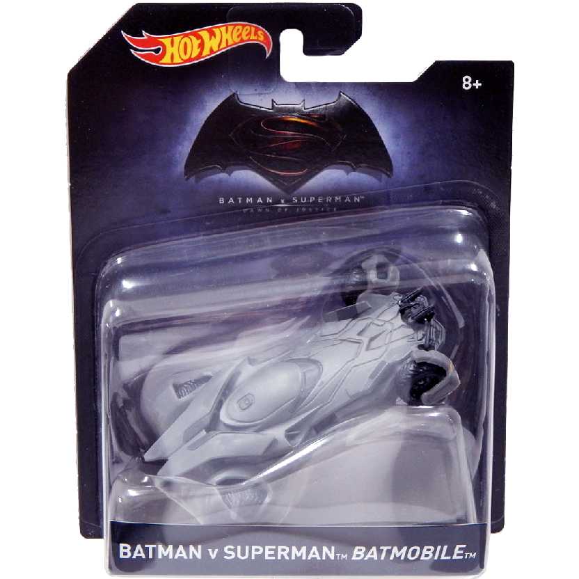 Batmóvel do filme Batman vs Superman escala 1/50 Batmobile marca Hot Wheels DKL22-0910