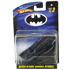 Batmóvel filme Batman Returns Armored Batmobile Hot Wheels