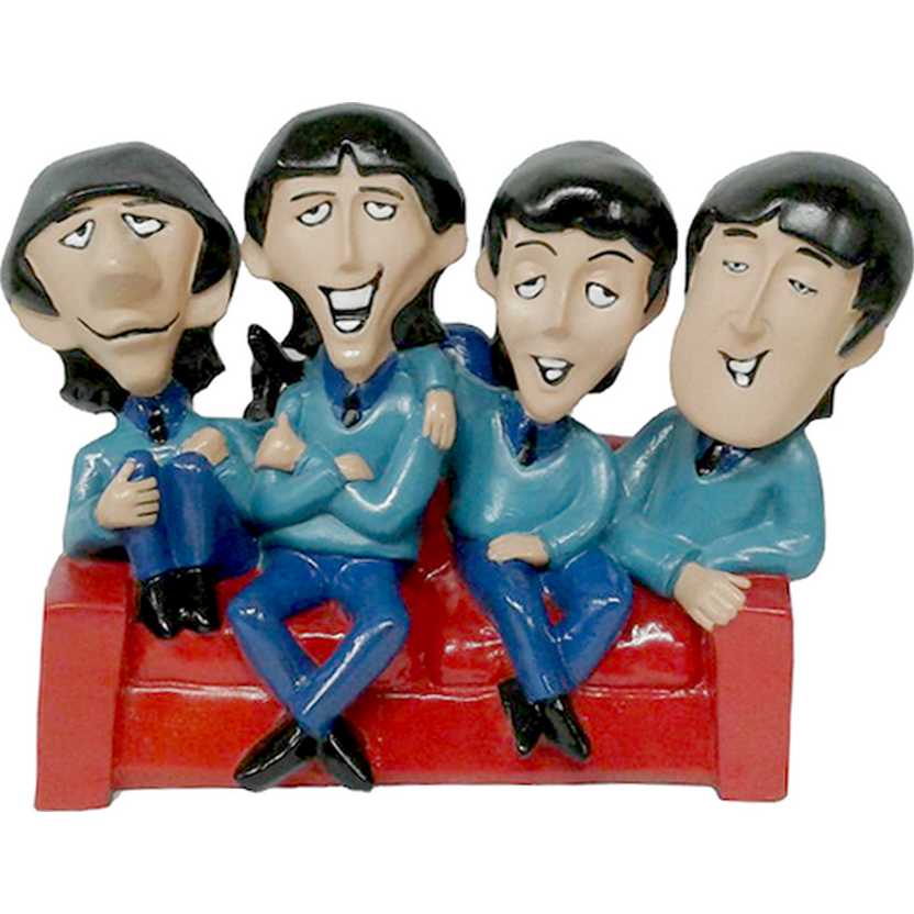 Beatles no sofá (Paul McCartney, John Lennon, Ringo Starr e George Harrison)