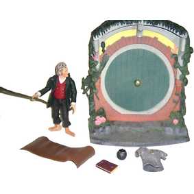 Bilbo com diorama (aberto) O Senhor dos Anéis