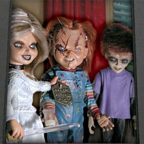 Bonecos Filme A Noiva de Chucky Tiffany e Chuky Neca