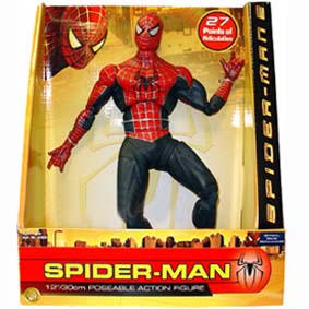 Boneco do Homem Aranha 2 Toy Biz (na caixa) 27 pontos de articulação