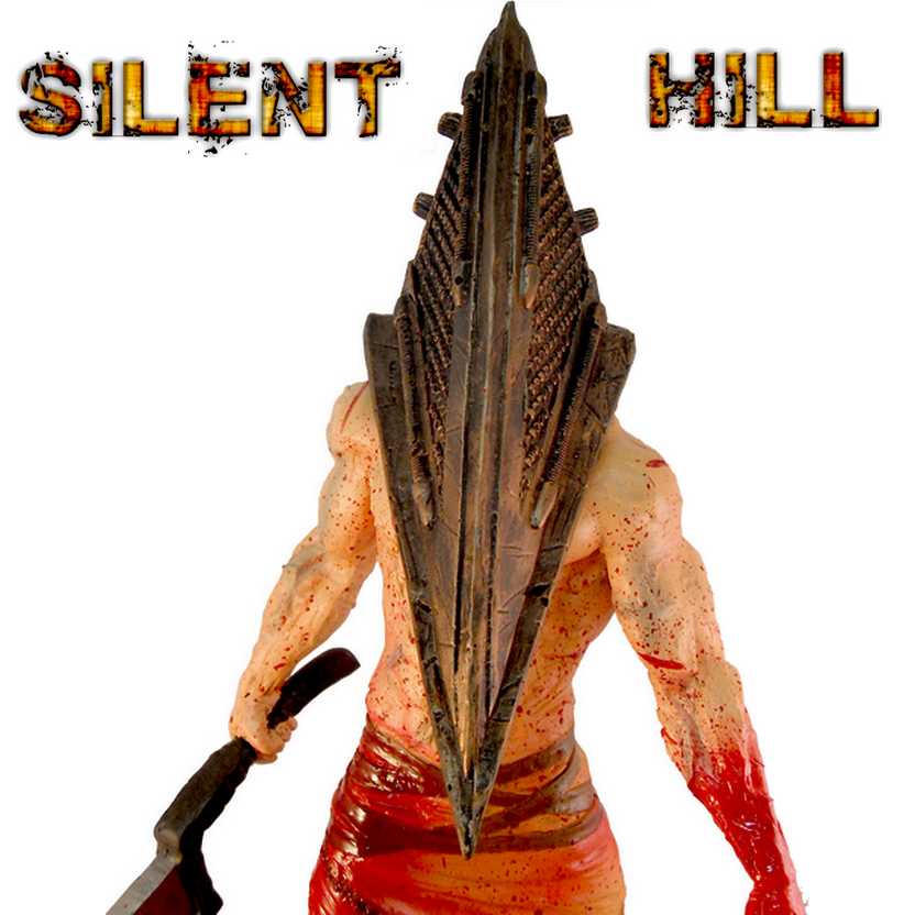 Boneco do Silent Hill - Estátua do Pyramid Head ( Cabeça de Pirâmide ) -  Arte em Miniaturas