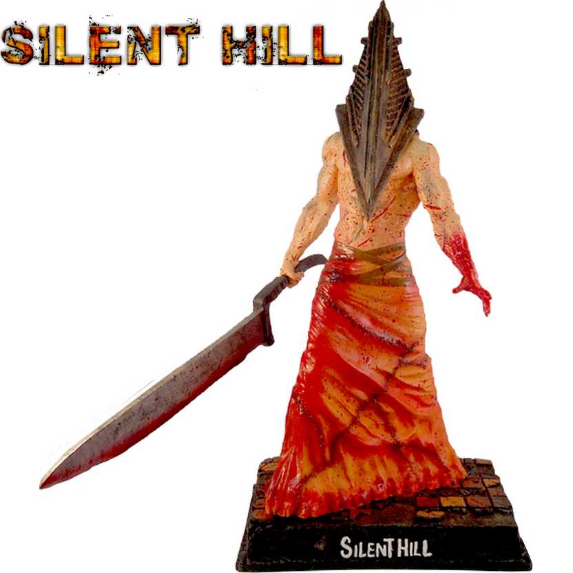 Boneco do Silent Hill - Estátua do Pyramid Head ( Cabeça de Pirâmide ) -  Arte em Miniaturas