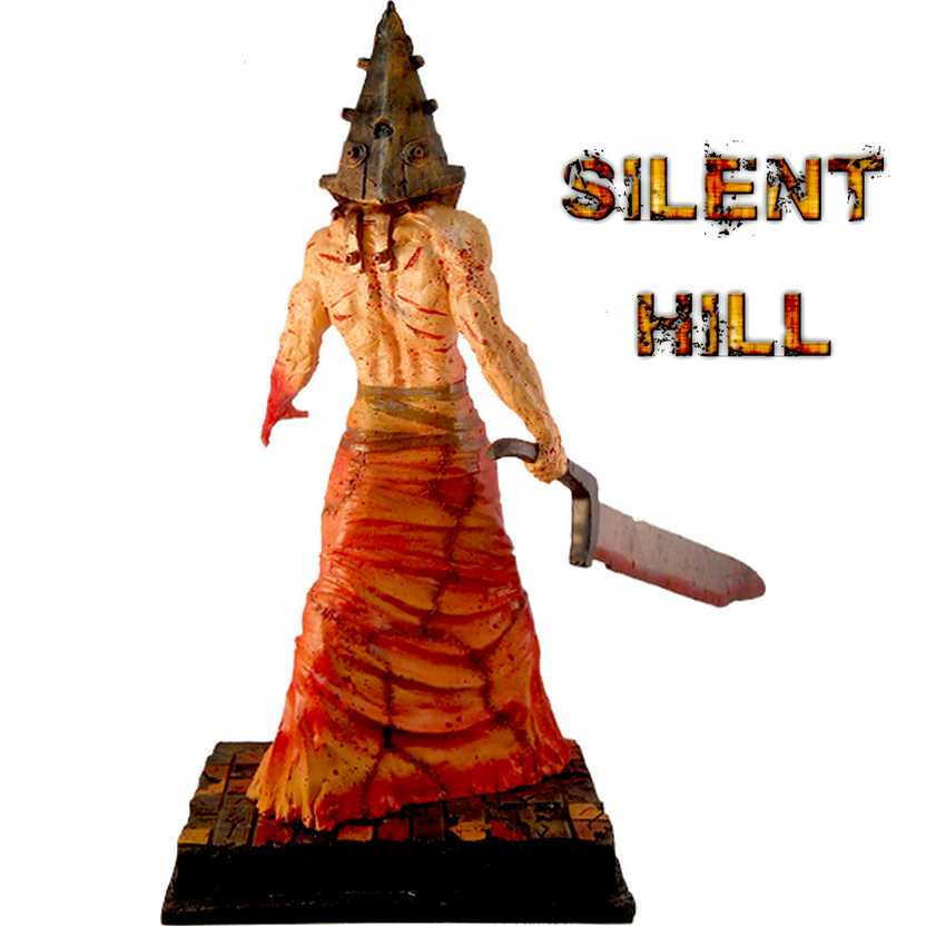 Boneco do Silent Hill - Estátua do Pyramid Head ( Cabeça de Pirâmide ) -  Arte em Miniaturas