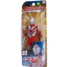 Boneco do Ultraman Zoffy series 02 (Bandai) Ultra Man 