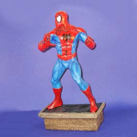 Boneco Homem Aranha grande Estátuas de Super Heróis de Resina 