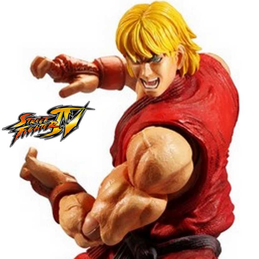 Boneco Ken Super Street Fighter IV Play Arts Kai Square Enix Action Figure