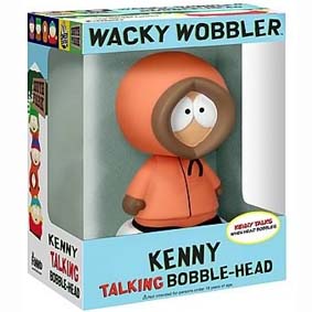 Bonecos Cabeçudos do South Park :: Boneco Kenny Bobble Head Brasil (com som)