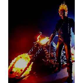 Bonecos da Hot Toys Motoqueiro Fantasma ( Nicolas Cage ) Ghost Rider