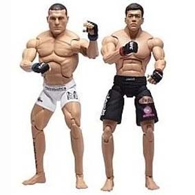 Bonecos UFC Jakks Pacific :: Boneco do Shogun Rua e Boneco do Lyoto Machida