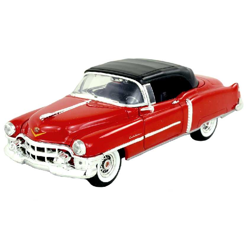 Cadillac Eldorado Convertible / conversível  vermelho (1953) marca Welly escala 1/24