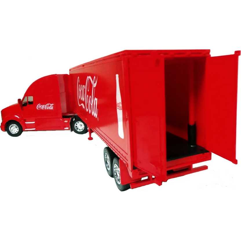 Caminhão Coca Cola Kenworth T700 6x4 - Escala 1/32 - Com Cavalo e Carreta -  Minisclub