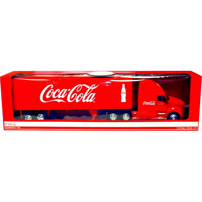 Caminhão Coca-Cola (125 anos) Kenworth T300 Delivery Truck marca Motor City  escala 1/43 - Arte em Miniaturas