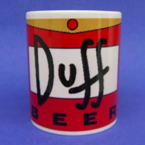 Caneca Duff Beer ( em cerâmica ) Os Simpsons
