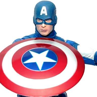 Capitão América do filme Os Vingadores - Neca Avengers Captain America Action Figure