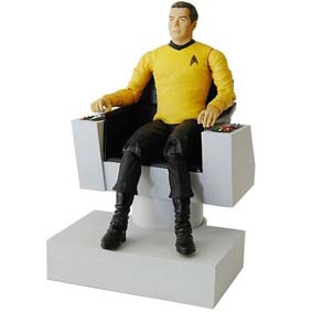 Capitão Kirk e sua poltrona (com som e luz)