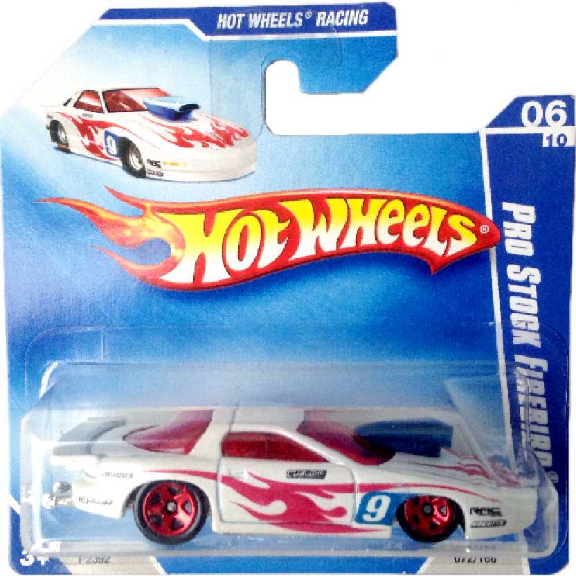 Carrinho 2009 Hot Wheels Pro Stock Firebird series 06/10 072/166 P2392 escala 1/64